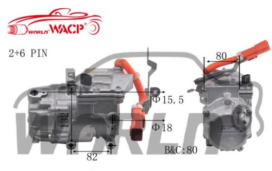 OEM 042200082084 0422000621 Kompresor AC do samochodów elektrycznych Do Toyota Prius Do Lexus CT200H 1.8 WXHB004