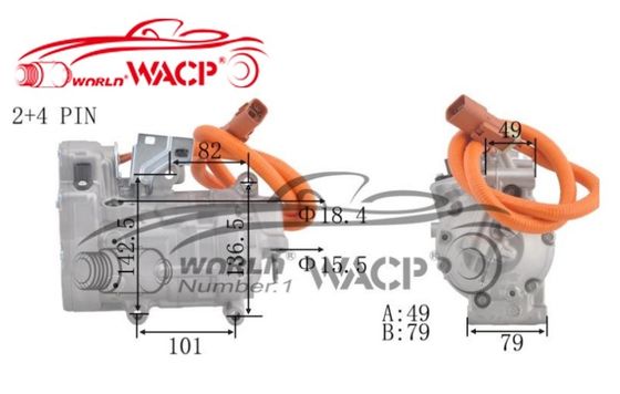 SHS27M4230 Kompresor klimatyzatora samochodowego dla Honda Fit For Vezel GP5 1.5 Hybrid WXHB060